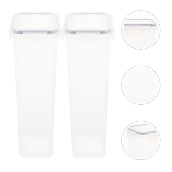 

storage bottles & jars 4pcs grain canisters airtight tanks food box