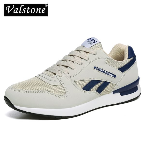 

valstone breathable men spring summer sneakers mesh air trainers women antiskid outdoor walking shoes light weight white black, Red;white