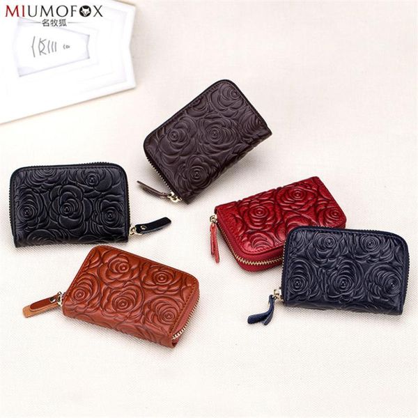 

card holders genuine leather id holder purse cards wallet tarjetero protector organizer travel wallets, Brown;gray