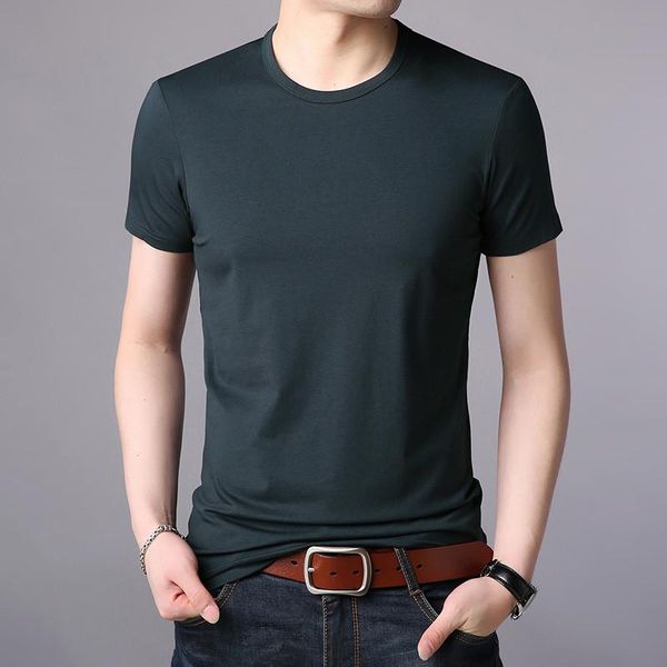

men's t-shirts 11143-men's short-sleeved t-shirt, White;black