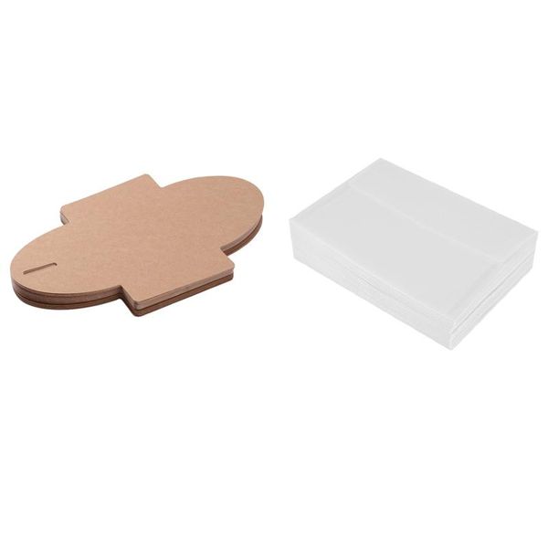 

gift wrap 150 pcs vellum envelopes diy multifunction card envelope, 50 brown & 100 white