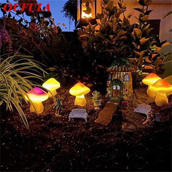 

lawn lamps oufula outdoor lights modern creative mushroom garden lamp led waterproof decorative for home