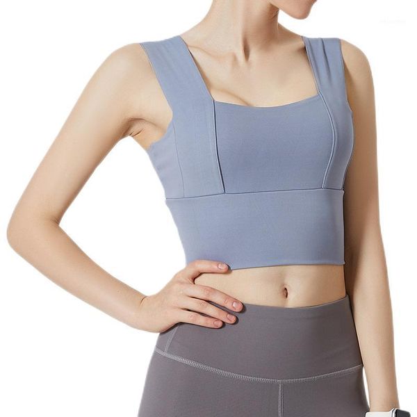 

yoga outfit sports underwear women's thin section wear shockproof high-intensity running training fitness clothes vest