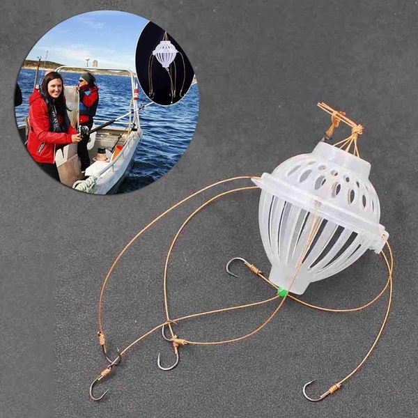 

1pcs fishing hooks tackle hook blast winter bait outdoor tool 6 lantern box