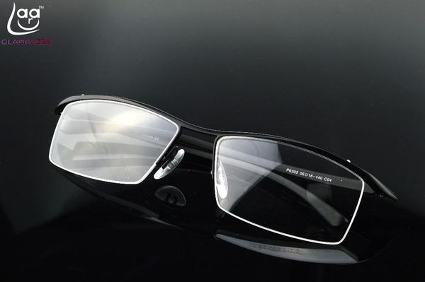 

=claravida=pure titanium with steel case commercial glasses frames reading +1 +1.5 +2 +2.5 +3 +3.5 +4 +4.5 +5 +5.5 fashion sunglasses, Black