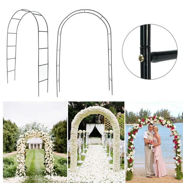 

iron wedding arch decorative garden backdrop pergola stand flower frame for marriage birthday party decoration diy
