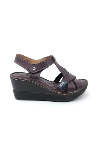 

sandals women's genuine leather burgundy, Black
