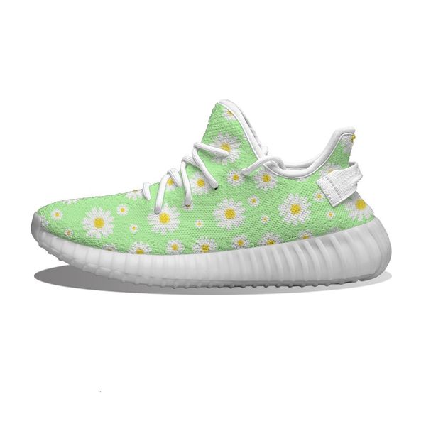 

diy custom daisy on verdant background running shoes mh printed mens womens trainers outdoor sports sneakers