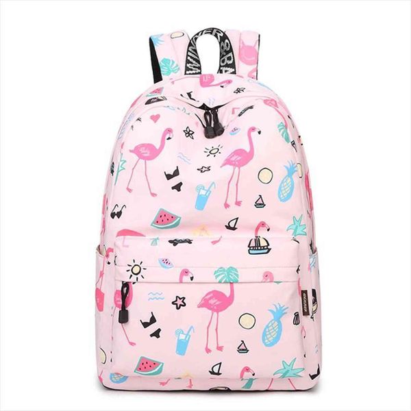 

original designer backpacks brand women cute flamingo printing backpack for teenage girls lapschool bags mochila