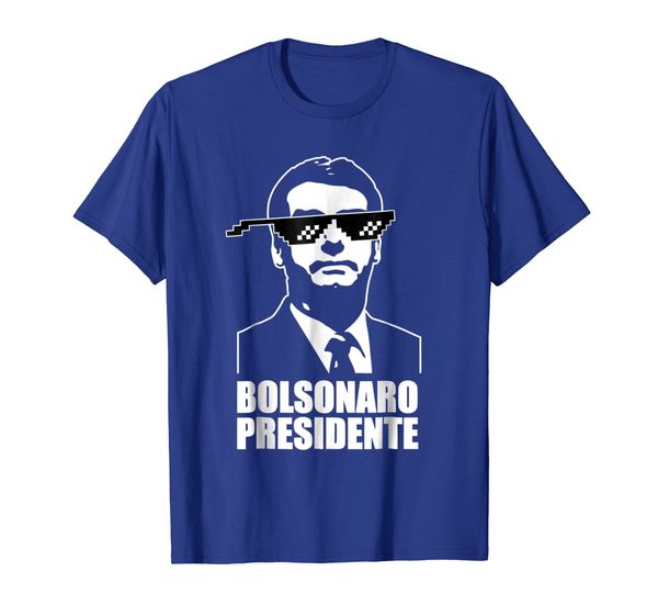 

mito bolsonaro presidente 2018 t-shirt brazil, White;black