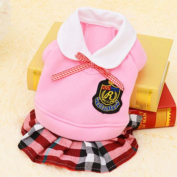 

dog apparel chihuahua fashion cute warm pos dress comfortable school party puppy gift cotton blend soft stripe