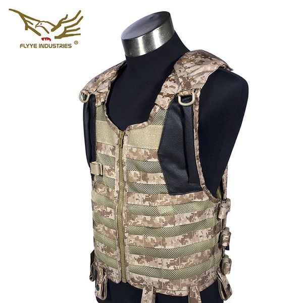 

hunting jackets flyye fy-vt-c013 1000d waterproof nylon adjustable tactical combat vest,delta vests ,army, Camo;black