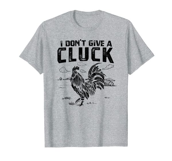 

i don't give a cluck chicken tshirt farm vintage farmer gift, White;black