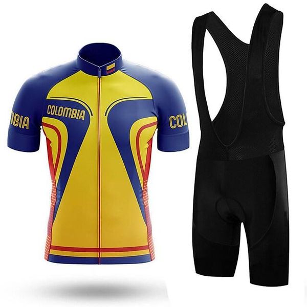 

racing sets summer outdoor travel cycling jersey set breathable men short sleeves gel filled bib shorts mountain bike sweatshirt, Black;blue