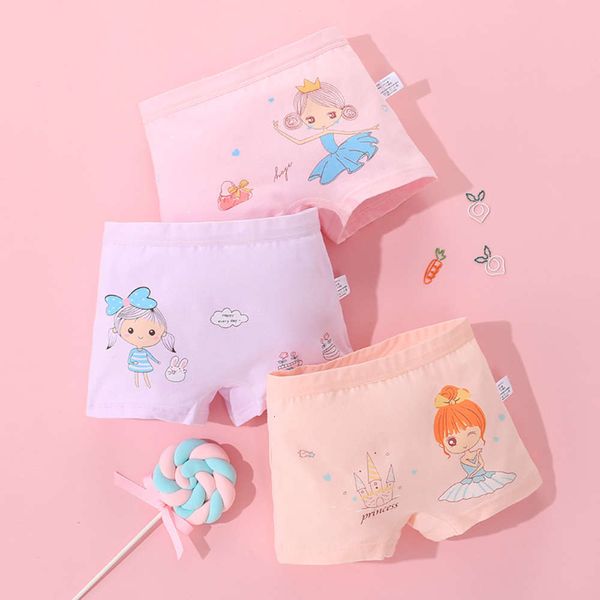 

panties girl's underwear pure cotton flat angle little girl's children's shorts 2 big 5 cartoon all class a baby 1-3 years ol, Camo
