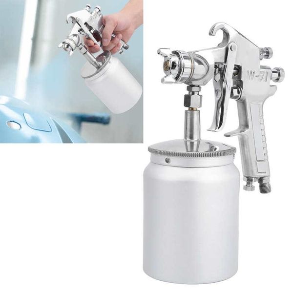 

professional spray guns w-71 1.5mm 600cc set for car wall doors paint sprayer spraying tools with pot power tool accessories