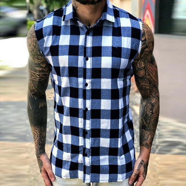 

men's fashion summer plaid casual flannel shirts man tank soft comfort slim fit styles men jacket shirt, White;black