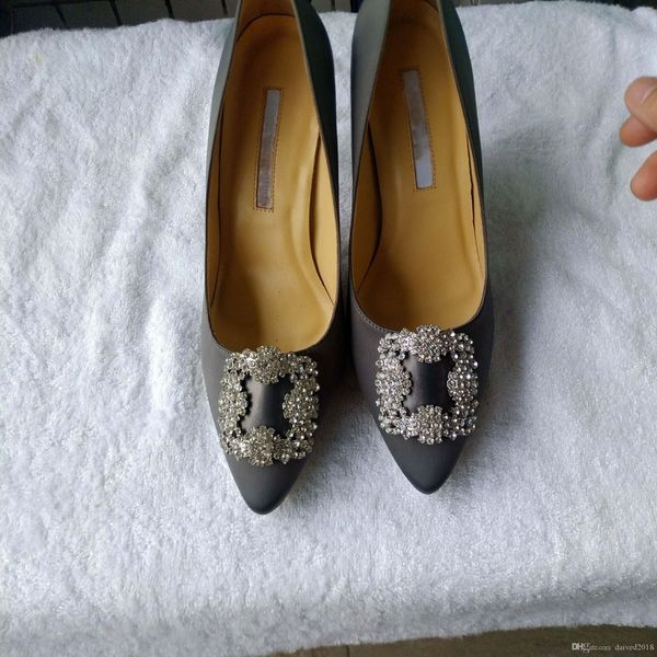 

2021 fashion euro style luxury designer women shoes high heels so kate 10cm shining diamond decoration, Black