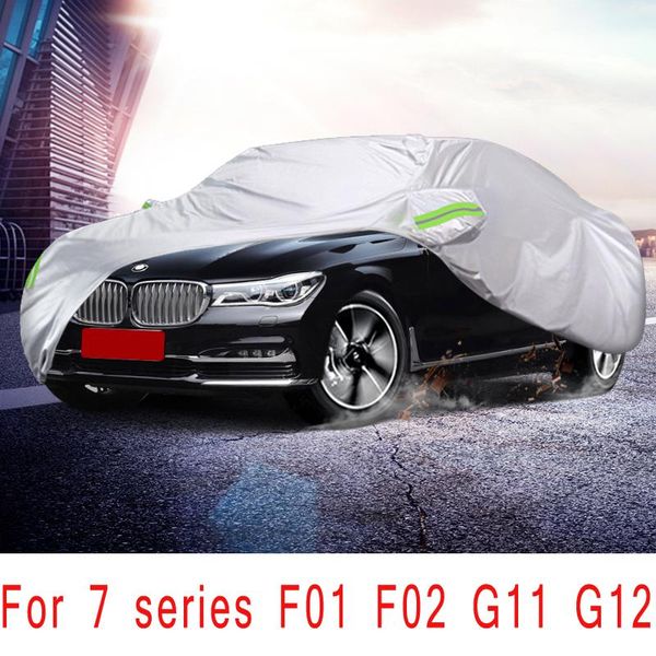 

car covers full outdoor sun uv protection dust rain snow oxford cloth protective for 7 series f01 f02 g11 g12 accessories