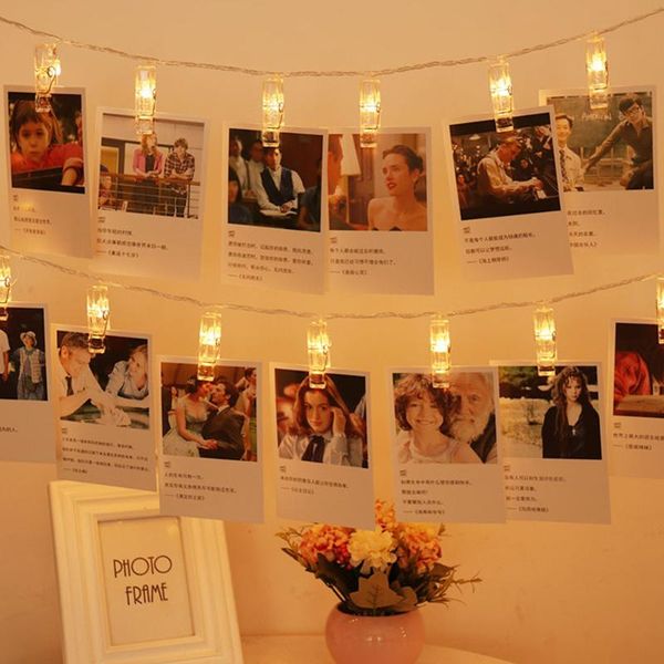 

strips 1.5m 2m 3m 6m 10m led po clip light string for birthday party wedding confession christmas festival decoration lights