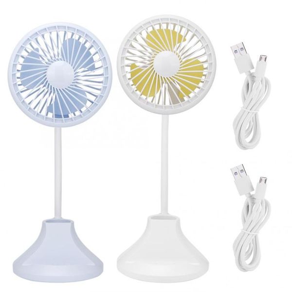 

electric fans ventilador de teto 1pc mini deskfan with rechargeable usb and table night lamp for home office air conditioning