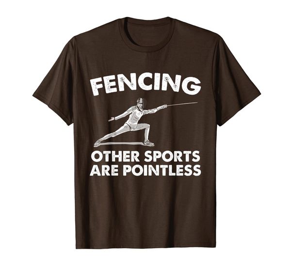 

fencing other sports are pointless shirt t-shirt, White;black