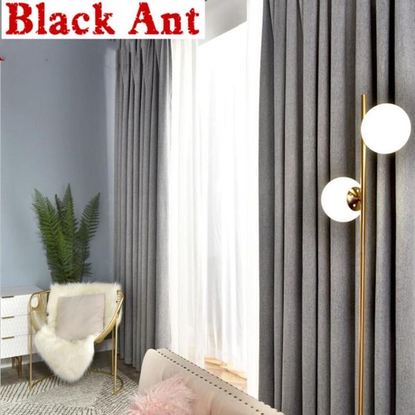 

europe curtain yellow solid color for living room blackout cloth drape grey fabric el sheer kitchen customize x-zh455#40 & drapes