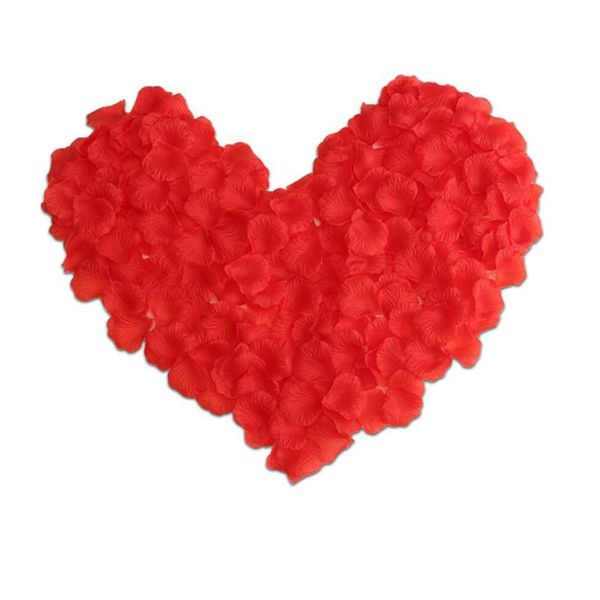 

100/pieces artificial rose petals flower silk for valentine day wedding birthday decoration simulation decorative flowers & wreaths