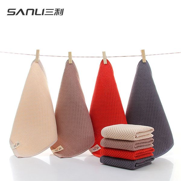 

handkerchiefsanli yuji children's pure square 33 * 33 cotton yarn towel gift kindergarten group purchase, Blue;white
