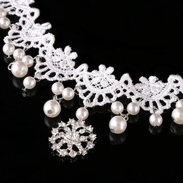 

hair clips & barrettes handmade red lace flowers married the bride headdress pearl wedding accessories jewelry wholesale women helh889, Golden;silver