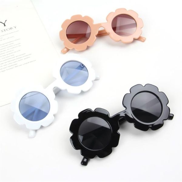 

sunglasses decorative children boys grils baby sunflower plastic frame kids sun glasses child goggle cute uv400 clear, Blue