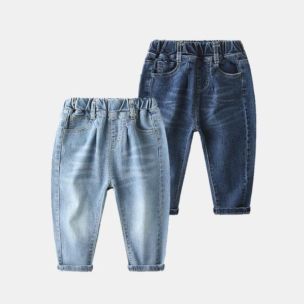

jeans ienens 1-7y boys clothes kids trousers baby long pants silm children denim clothing fashion, Blue