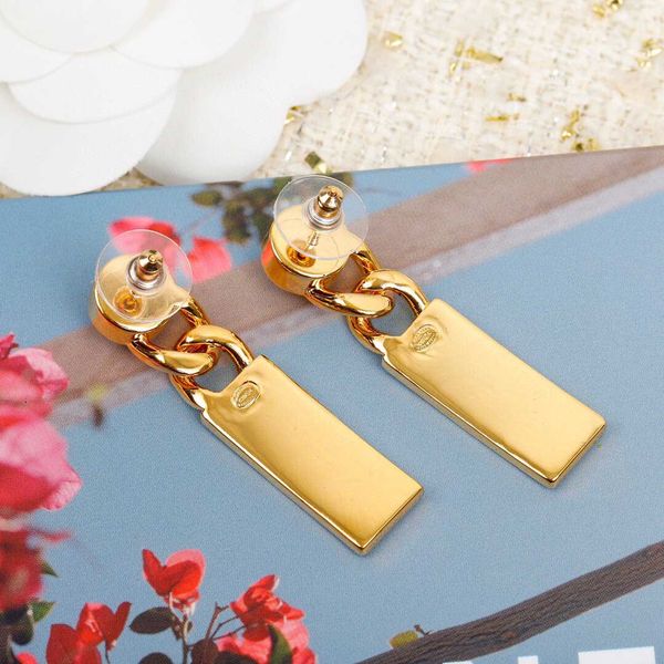 

luxury quality drop earring with white and fuchsia sparkly diamond for women wedding jewelry gift ps3053, Golden