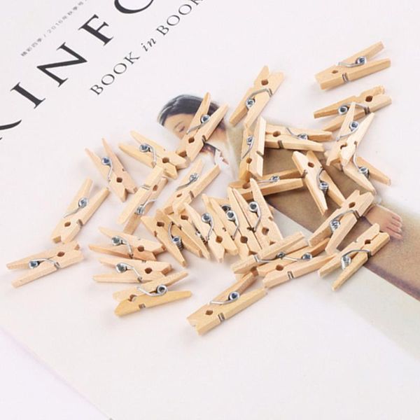 

clothing & wardrobe storage 250pcs mini clothespin wooden clips po craft with 10m twine for hanging pos painting artwork
