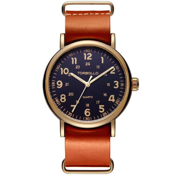 

wristwatches original brand leather band black mens watch men casual quartz japan movement water resistant, Slivery;brown