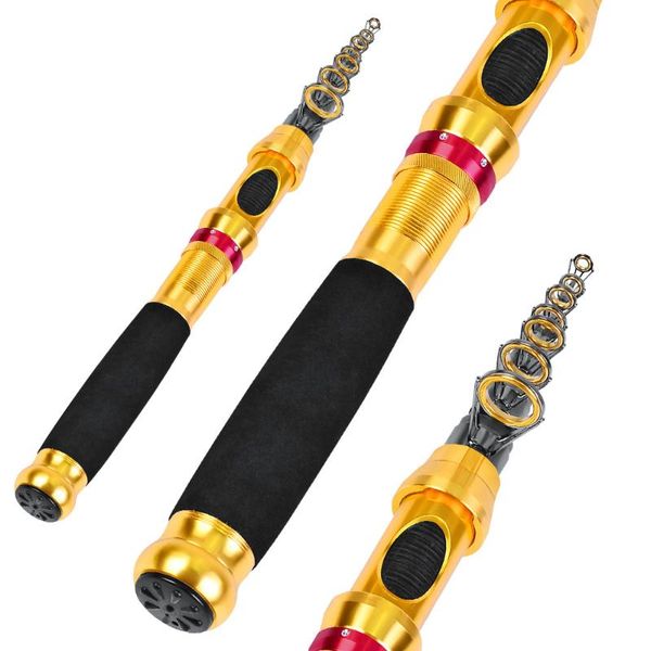 

1.5m-3.6m carbon flexible non-slip handle long throwing fishing rod ceramic guide ring boat rods