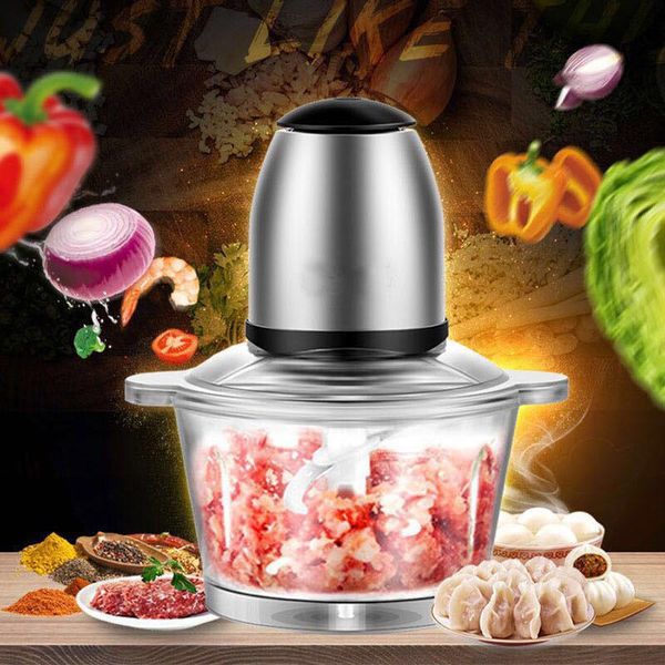 

meat grinders 300w 2l capacity electric chopper grinder mincer processor slicer