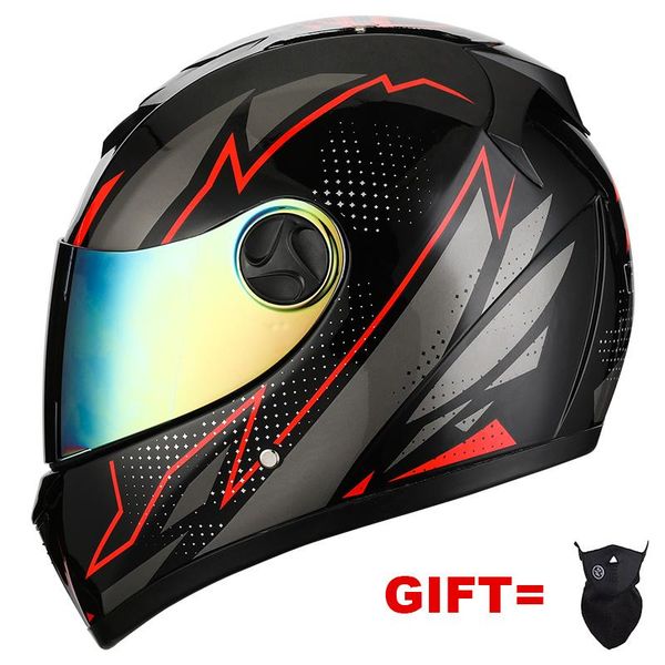 

motorcycle helmets gift dot approved full face helmet with dual lensracing casco casque moto double lens visors