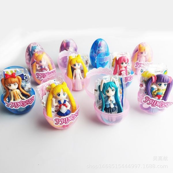 

beautiful girl soldier hand-made doll cake decoration small ornament moon hare blind box children's toy