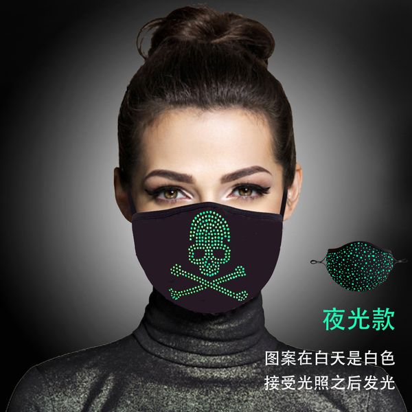 

drill minous mask party skeleton black washable