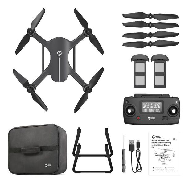 

holytone hs700e 4k uhd drone with eis anti shake 130Â°fov camera for adults gps quadcopter 5ghz fpv transmission brushle drones