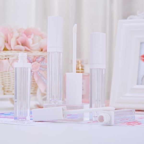 

storage bottles & jars private label matte white empty lip gloss tube diy plastic lipstick containers cosmetic container bottle with ca