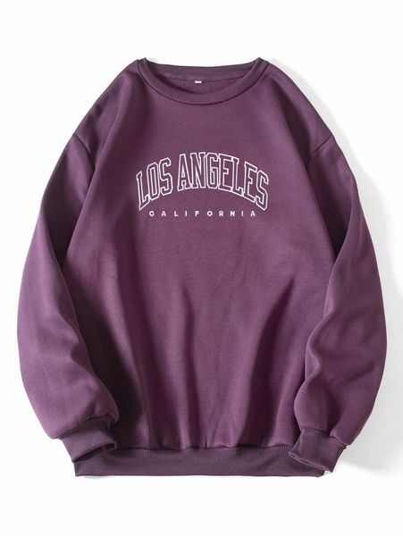 

letter graphic thermal lined sweatshirt b3ot#, White;black