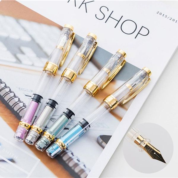 

transparent fountain pen 0.38/0.5mm art creation painting font design scrapbook diy student school supplie pens