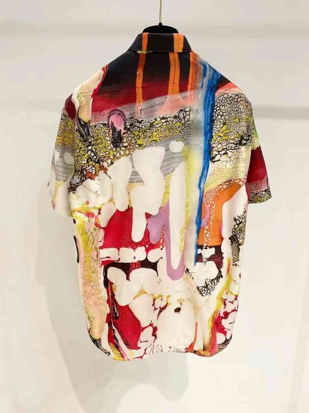 

Men's Shirts 2021 Summer fashion beautiful US SIZE ~ great mens designer button short JRSS, White;black