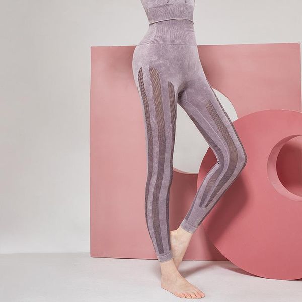 

yoga outfit women seamless push up gym leggings run elastic bulift fitness workout fishnet trousers female pants