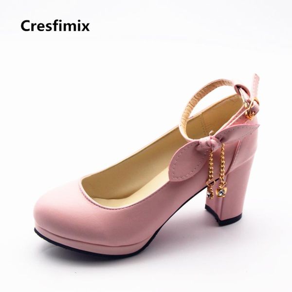 

dress shoes cresfimix femmes hauts talons women fashion & wedding high heel pumps lady casual spring summer slip on, Black