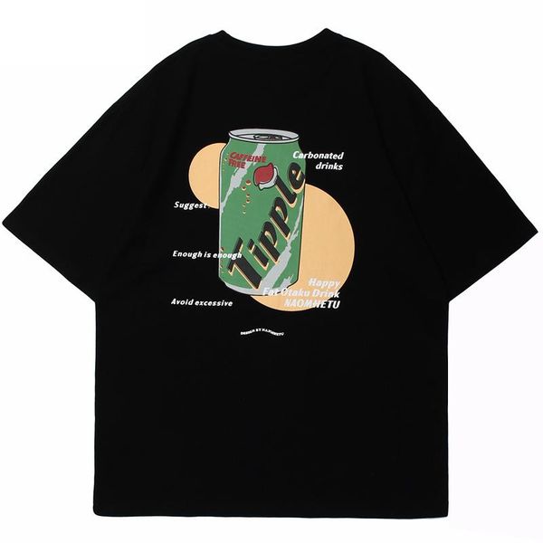 

men t shirt hip hop streetwear letter tipple print harajuku t-shirt summer short sleeve tshirt cotton casual tees men's t-shirts, White;black