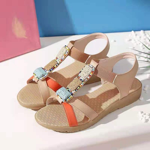 

women shoes popular sandals comfortable material, Black