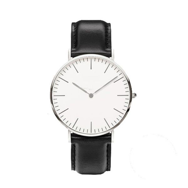 

watch belt quartz two needle rose gold, Slivery;brown